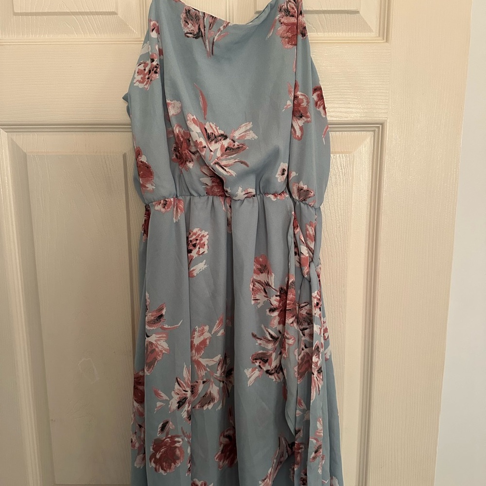 Sienna Sky Floral Blue Dress size medium